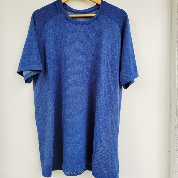 Lululemon Metal Vent Tech Short Sleeve Dark Cobalt Size XL - Picture 1 of 15